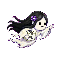 Pixel-art Pontianak delivering this week’s fictional case file